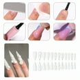 thumbnail image 4 of RAGUPEL 24Pcs Glue on Nails for Women,White Stiletto Press on Nails,Dimensional Blossom Press on Nails Long,Best Press on Nails for Daily Life,Dating,Party,Taking Pictures,Style2, 4 of 7