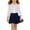 1-Navy, variant on Girls Uniform Skorts, Girls Pleated School Skirt With Built-In Shorts, Soft Lightweight Bottoms, Back To School Wear For Daily Play