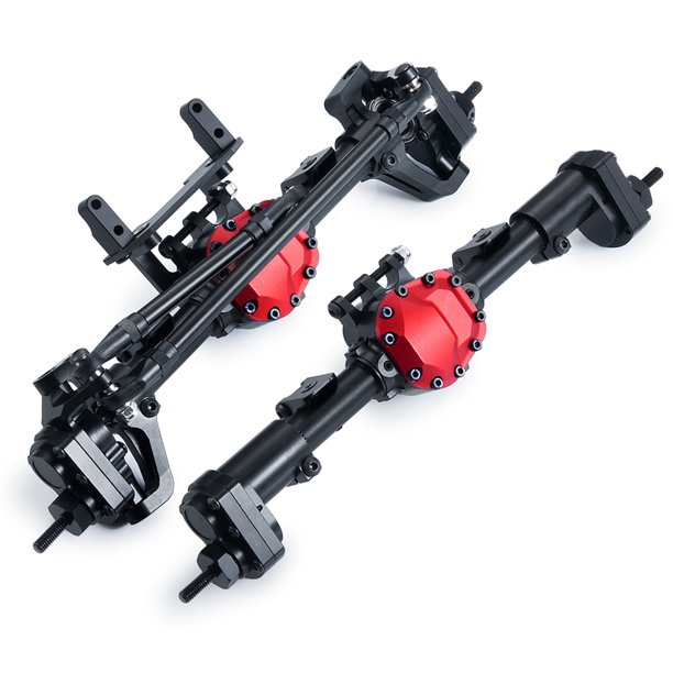 Bewildely RCGOFOLLOW 1/10 aleación de aluminio mejor estabilidad eje delantero RC pieza de actualización Rc eje delantero para Axial SCX10 Kits de construcción modelo TYPE2