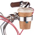 thumbnail image 4 of Soporte para vasos de bicicleta soporte para manillar de taza de café para bebidas y café (plateado), 4 of 6
