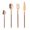 ZZ C, variant on Zhi 4-Piece Stainless Steel Tableware Set with Handle Dessert Salad Spoon Fork Steak Knife Tea Spoon Durable Flatware for Home Use