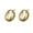Gold, variant on Minimalist Layered Hoop Earrings for Women Geometric Interlocking Stainless Steel Hoops Pave Stone Accents Lightweight Wedding Accessories Plated Silver