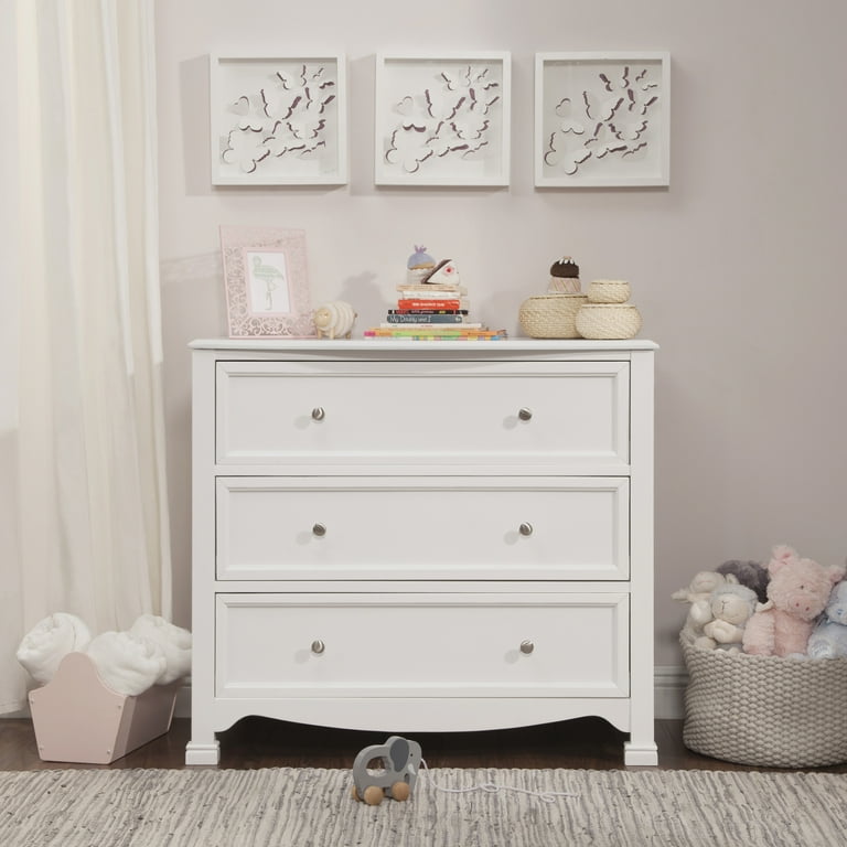 DaVinci Kalani 3 Drawer Dresser in White Finish