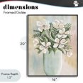 thumbnail image 4 of Stupell Industries Shabby Chic White Blossoms in Serene Vase Black Framed Giclee Art, 16 x 20, by Cindy Jacobs, 4 of 8