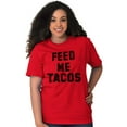 thumbnail image 4 of Feed Me Tacos Tuesday Mexican Food Plus Size Crewneck Graphic Tee Shirt Brisco Brands 3X, 4 of 5