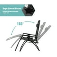 thumbnail image 5 of Vineego Zero Gravity Recliner with Adjustable Pillow - Set of 2 Black, 5 of 8