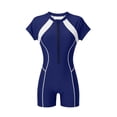 thumbnail image 4 of Bibifish Women'S One Piece Swimsuit Long Sleeve Tummy Slimming Uv Protection Swimwear Surfing Diving Quick Dry Bathing Suit, 4 of 4