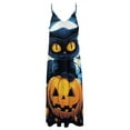 thumbnail image 4 of Halloween Scary Night Full Moon Fine Art Sleeveless Dress Summer Dress Woman 2025, 4 of 7