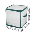 thumbnail image 4 of 64-Grid Christmas Ornament Storage - Clear , Dustproof, Foldable - Balls/Lights, Holiday Decor, Space-Saving Organizer, 4 of 6