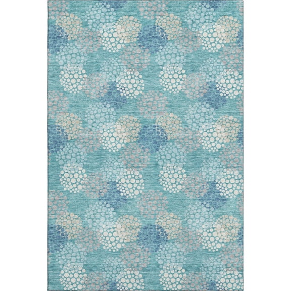Dalyn Rugs Premium Machine Washable Mayfield AMF908 Teal 8' x 10' Rug