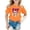 Orange, variant on Girls Tshirts 6-7 Years Old Girls Cute Graphic Print Round Neck Short Sleeve Tee Summer Casual T Shirt Orange Size 5-6 Years