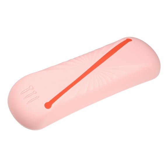 Vocoste 1 Pcs Travel Makeup Bag Makeup Brush Holder Portable Makeup Organizer Bag Waterproof Silicone Pink