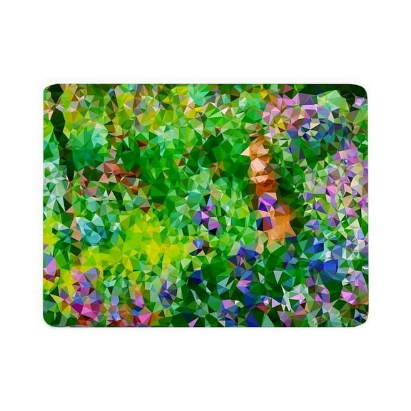 CafePress - Geometric Artist Garden Giverny After Monet - Large Sherpa Fleece Throw Blanket 80" x 60"
