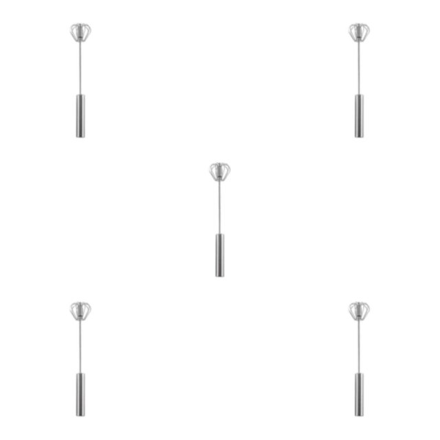 Yuarrent Batidor de huevos de acero inoxidable, herramienta de cocina práctica y versátil, batidor de huevos de cocina seguro y duradero, Type2 NO2