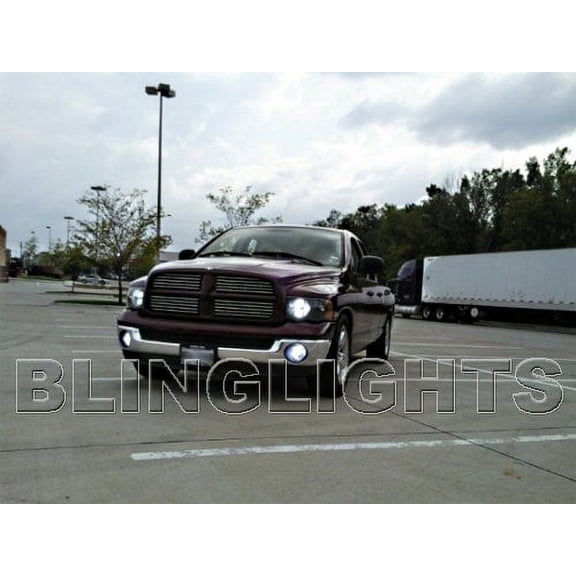For 2002-2005 Dodge Ram Bright White Head Lamps Light Bulbs Pair