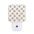 thumbnail image 1 of Balery Retro Squirrel Luz Nocturna LED con Sensor Automático, Enchufe con Sensor Crepuscular, Luz Suave de 0.5W para Dormitorio, Pasillo, Baño-EU, 1 of 7