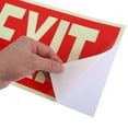 thumbnail image 3 of DEEPCRAFF Self Adhesive Glow in The Dark Exit Sign with High Visibility for Emergency Use, 3 of 8