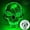Army Green, variant on LED Halloween Skull Mask Light Up Stitched Skeleton Face Mask for Adults Teens Cosplay