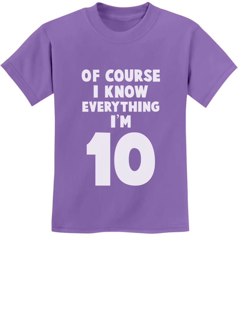 Birthday Gift  Kid'S T-Shirt Awesome 10 Year Old Looks Like Boys Tee 