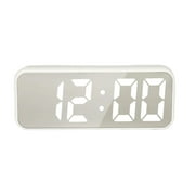 stanreset Alarm Clock Digital 12/24H Time Date Snooze Calendar Electronic Temperature Display ℉/℃ Bedroom Home Indoor Portable Black