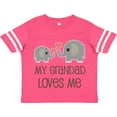 thumbnail image 3 of Inktastic My Grandad Loves Me Boys or Girls Toddler T-Shirt, 3 of 5