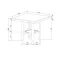 thumbnail image 5 of Natural Wood Bar Table for Kitchen and Dining Room, 5 of 6