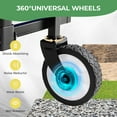 thumbnail image 5 of LAZY BUDDY Folding Garden Cart Collapsible Utility Wagon with Adjustable Handle & 360° Wheels for Outdoor Camping Shopping Beach, 5 of 8