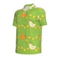thumbnail image 4 of Wukai Funny Chicken Men’s Polo Shirts,Quick-Dry Athletic Shirt,Classic Fit Shirts-4X-Large, 4 of 8
