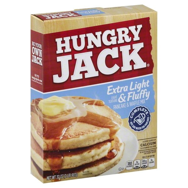 Hungry Jack Extra Light & Fluffy Pancake & Waffle Mix, 32 oz Walmart