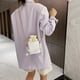 thumbnail image 4 of Sywqhk Bolso De Hombro Con Caja Cuadrada Para Mujer, Minibolso Con Cordón Y Cadena De Perlas De Pu (Blanco) Sywqhk Para estrenar, 4 of 7