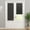 Black-Blackout, variant on LazBlinds Cordless Cellular Shades for French Doors, No Drill French Door Blinds for Privacy, Light Filtering Honeycomb Shades for Front Door Patio Sliding Glass Door, 1 Pack, 12" W x 70" H, White