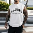 thumbnail image 2 of Ierhent Men Workout Tank Tops Lightweight Tanks for Men, Sleeveless Tank Shirt(White,XXL), 2 of 4