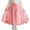 Pink, variant on Girl's Flowy Maxi Skirt A Line High Waisted Tiered Ruffle Swing Long Skirt with Lace Trim Summer Beach Casual Maxis for Girls (6-White 9-10)