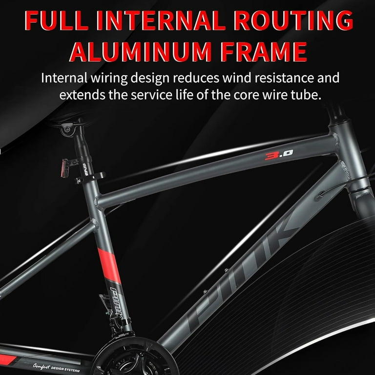 DEYGIA Men's 700C 21-Speed Road Bike, Shimano Gears & Aluminum