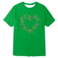 thumbnail image 3 of WMQPNNS Girls Summer Tops Loose Girls Clothes Size 10 12 Short Sleeve Tee Soft Comfy Crewneck Cotton Tunic Shirt Spring Summer Clothes(Size 11-12 Years, a-Green), 3 of 3