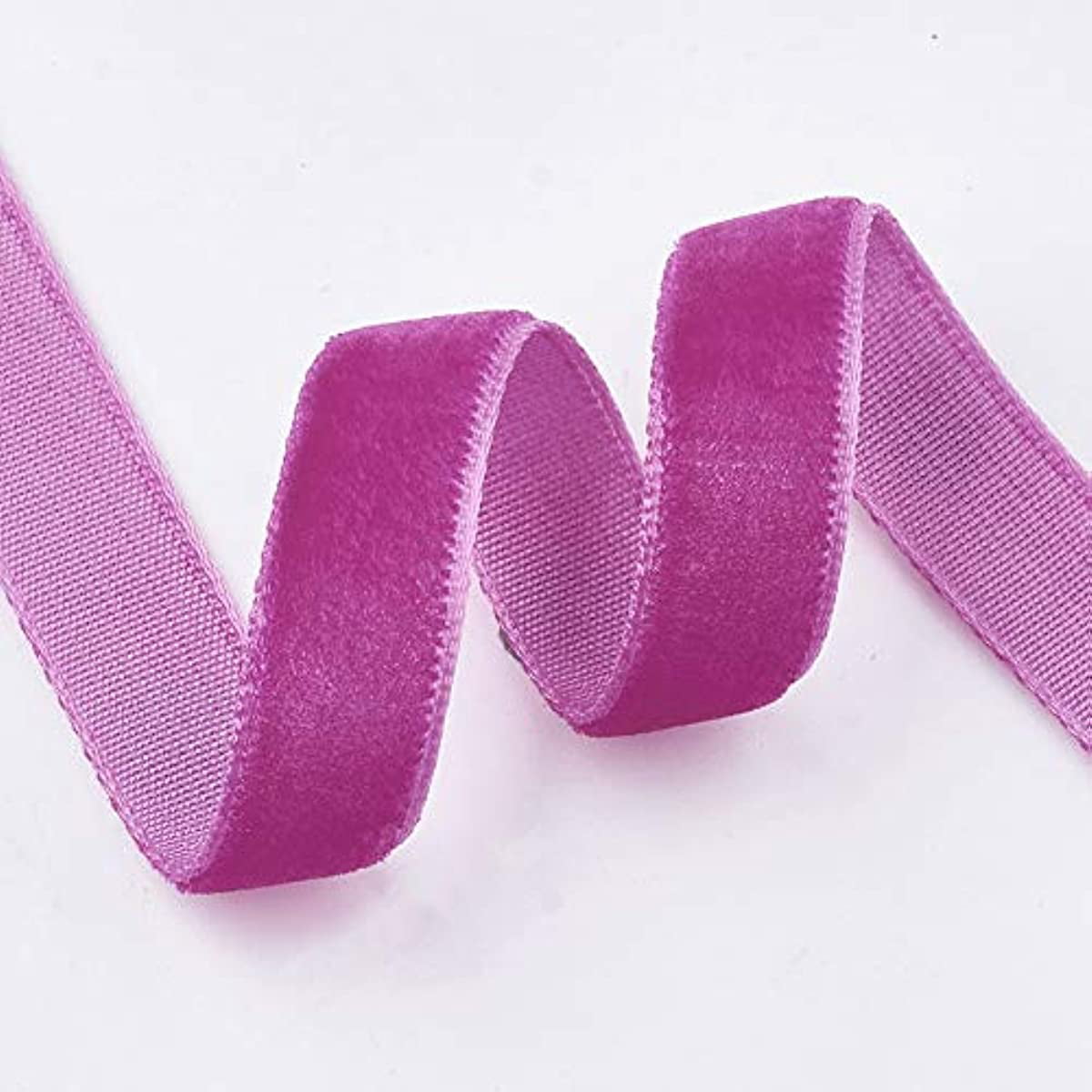  Abbaoww 50 Yards Vintage Hot Pink Velvet Ribbon 3/8 Inch for  Gift Wrapping Wedding Decoration DIY Project (Hot Pink) : Health & Household