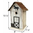 thumbnail image 2 of Summitville Stable Birdhouse - White, 2 of 3
