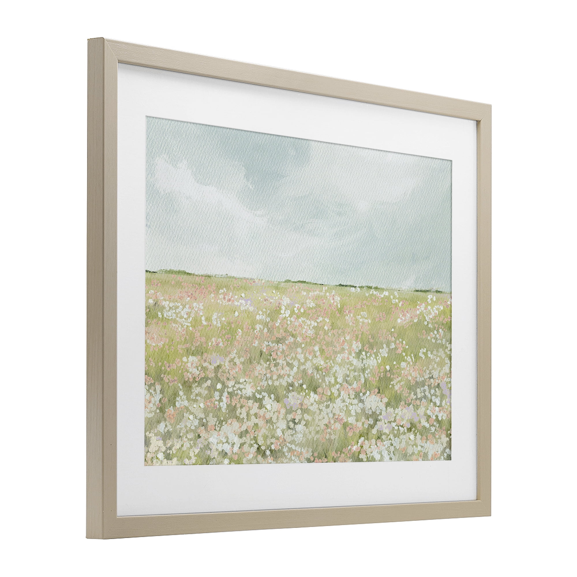 Stupell Industries Budding Field Scenery Birch Framed Print Under Glass, design by Leah Straatsma