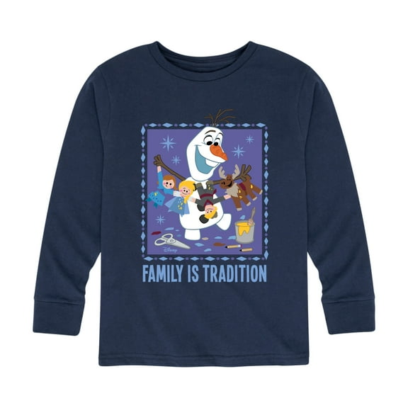 Frozen 2 - Olaf Family Is Tradition - Toddler And Youth Long Sleeve Graphic T-Shirt