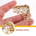 thumbnail image 3 of BEADCEST 6Ud Protectores De Esquinas Para Bolsas De Metal Dorado Con Y Ligero, 3 of 8