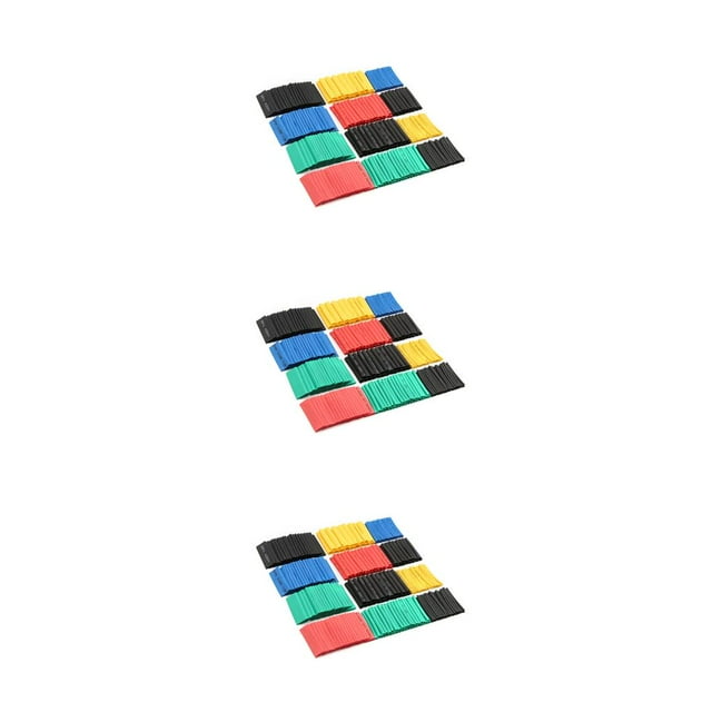 ZLight 127 Pcs Tube Rétractable Kit d'Assortiment de Tubes Connexion Électrique Fil Électrique Étanche Rétractable 2:1 Coloré 530 Pcs 3Ensemble