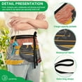 thumbnail image 4 of Yayeee Waist Apron with Pockets for Cooking Waterproof Half Server Aprons, Striped Boat, 4 of 7
