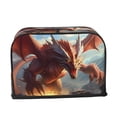 thumbnail image 2 of Pofeuu Ferocious Dragon Fury Print Universal Two Slice Toaster Cover,Dust Cover, Toaster Cover Bread Machine Cover Fits for Most Standard 2 Slice Toasters, 2 of 7