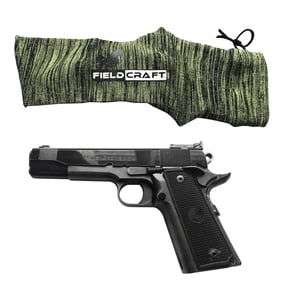 FIELDCRAFT Silicone Gun Socks Pistol/Handgun (14 in x 4.5 in) Extra Wide for Scope Optics Breathable Moisture Wicking - 2 Pack