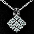 thumbnail image 2 of Natural Aquamarine - Brazil 925 Sterling Silver Pendant Jewelry DGP1004_F P-1094, 2 of 7