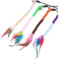 thumbnail image 4 of Cat Toys Cat Teasing Stick Pompom Feather Wand Kitten Interactive Toys Mini Bell Cat Rod for Kitten Cat Having Fun Exercise Playing(red&Yellow), 4 of 7
