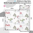 thumbnail image 5 of White Christmas Snowman Pattern Toddler Nap Mats for Kids Preschool,50"x20" Sleeping Mat Bag or Kids,Toddler Sleeping Bag,Toddler Nap Mat or Daycare, 5 of 6