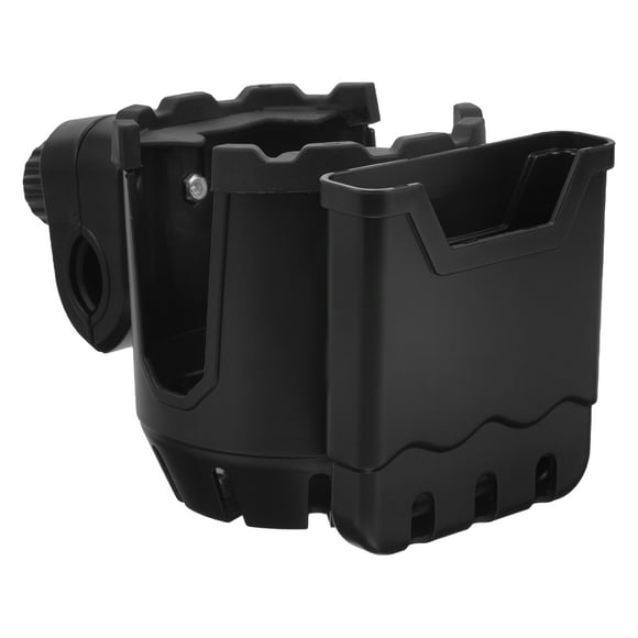 1Pcs Wheelchair Cup Holder Black ABS 7.9x4.1x3.7in for Stroller and Walker