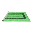 thumbnail image 2 of Ahgly Company Machine Washable Indoor Rectangle Solid Emerald Green Modern Area Rugs, 3' x 5', 2 of 4