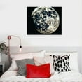 thumbnail image 4 of Nawypu  - Framed Moon Phases Canvas Wall Art, Black and White Bedroom Wall Decor, Abstract Giclee Space Artwork with Matting and Acrylic Sealing, for Home and Office Decoration, 4 of 4
